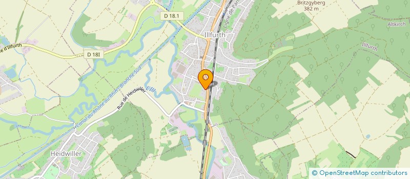 localisation de l'entreprise LE TERROIR DE MARC à ILLFURTH