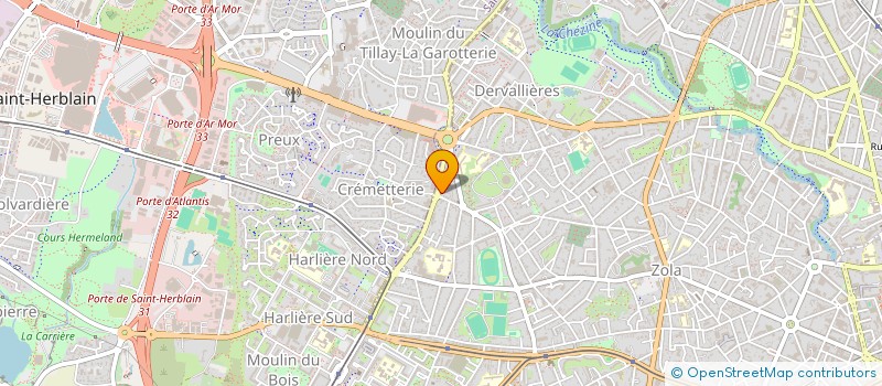 localisation de l'entreprise LE TERTRE  NANTES