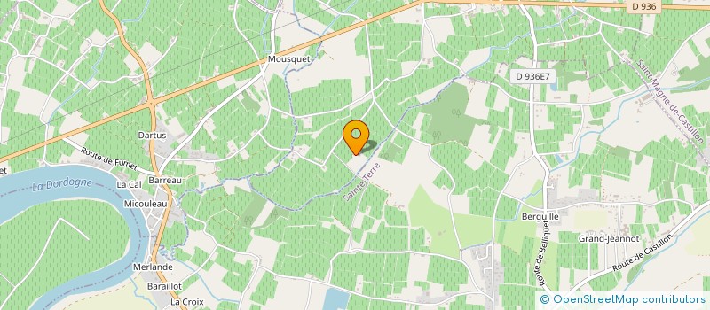 localisation de l'entreprise LE TERTRE  SAINT-EMILION