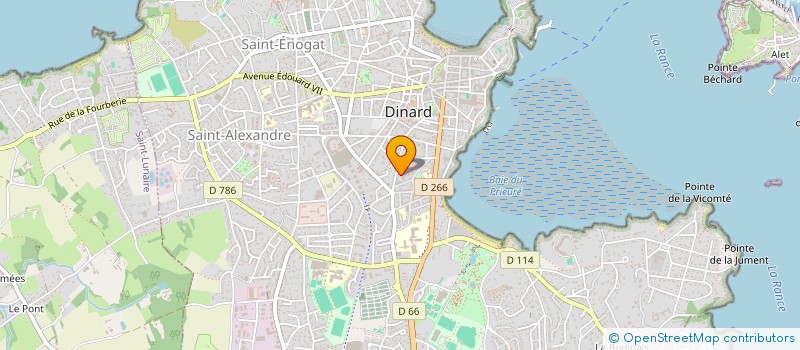 localisation de l'entreprise LE TERTRE CORBIN  DINARD