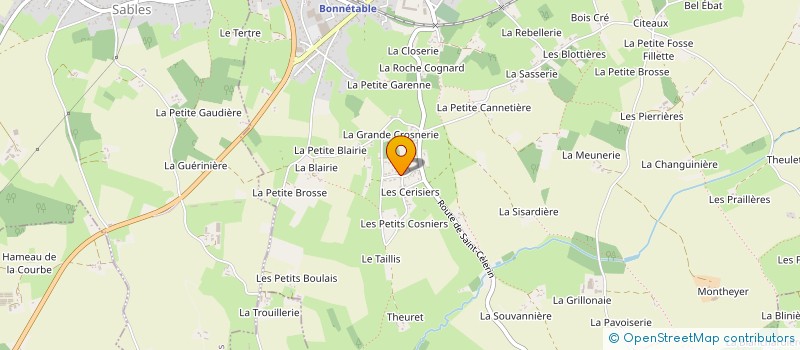 localisation de l'entreprise LE TERTRE GRIPPE à SAINT AIGNAN