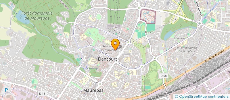 localisation de l'entreprise LE TESSIER INDIVISION  ELANCOURT