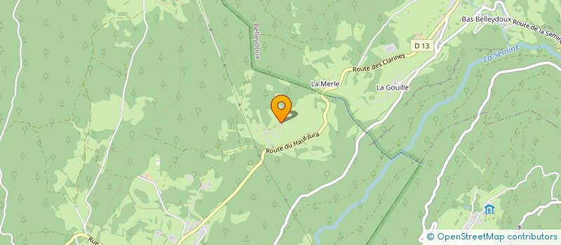 localisation de l'entreprise LE TETRAS  ECHALLON