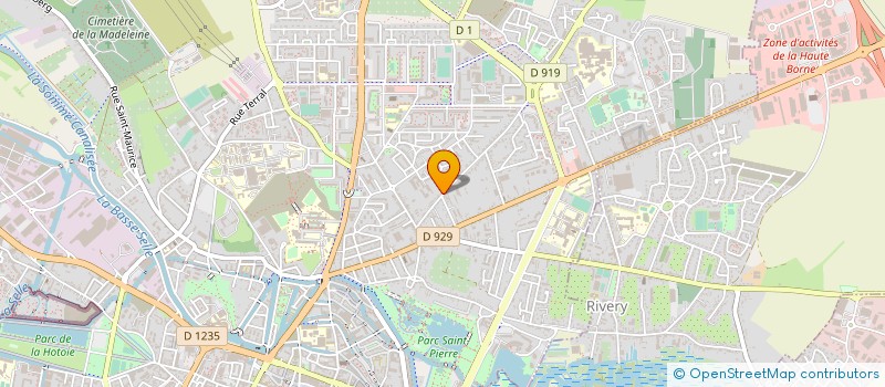 localisation de l'entreprise LE TEUF à AMIENS
