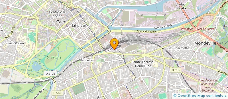 localisation de l'entreprise LE TEUFEUR à CAEN