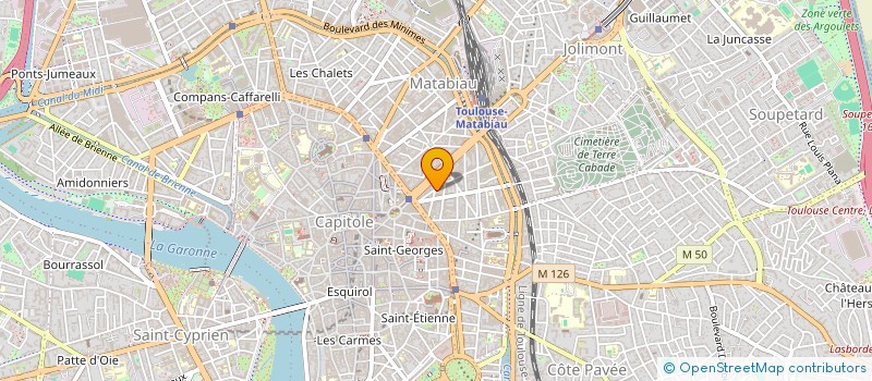 localisation de l'entreprise LE TEX  TOULOUSE