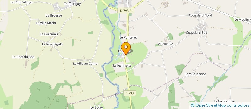 localisation de l'entreprise LE TEXIER à LA TRINITE-PORHOET