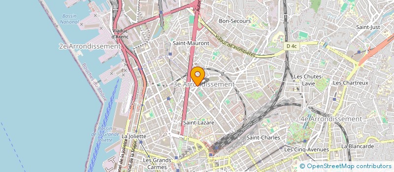 localisation de l'entreprise LE THAGAST à MARSEILLE