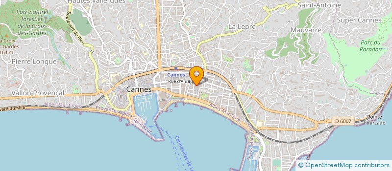 localisation de l'entreprise LE THAILANDAIS à CANNES