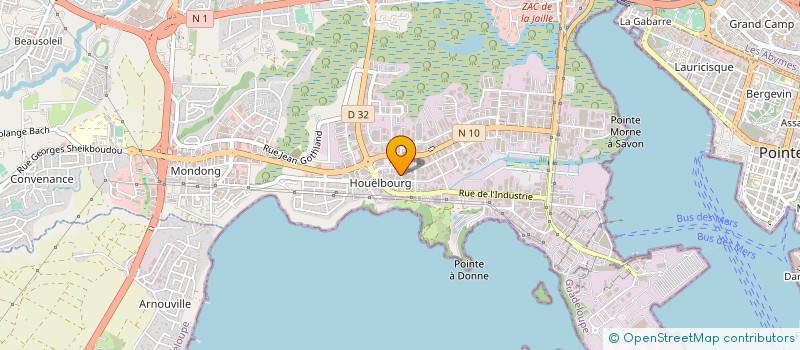 localisation de l'entreprise LE THE PENSEUR à BAIE-MAHAULT