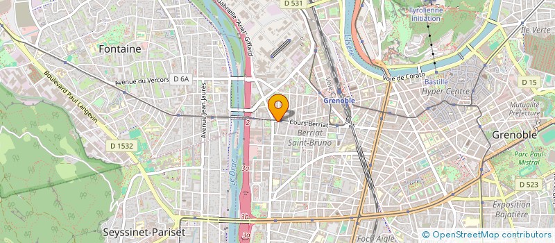 localisation de l'entreprise LE THEATRE à GRENOBLE