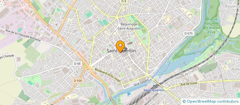 localisation de l'entreprise LE THEATRE à SAINT-QUENTIN