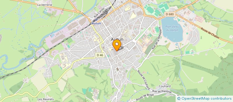 localisation de l'entreprise LE THEATRE à AUTUN