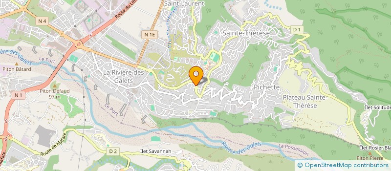 localisation de l'entreprise LE THEATRE à LA POSSESSION