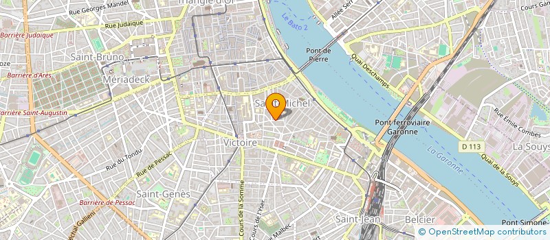 localisation de l'entreprise LE THEATRE A L INSTANT  BORDEAUX