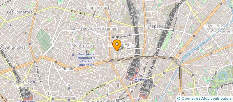 localisation de l'entreprise LE THEATRE AKHENATOME  PARIS