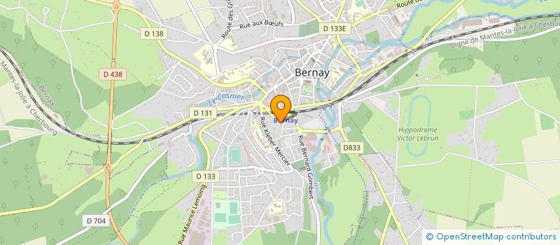 localisation de l'entreprise LE THEATRE ARTISANAL à BERNAY
