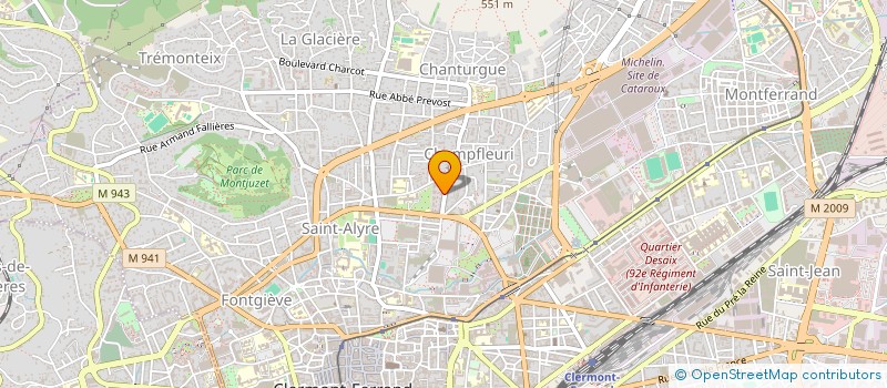 localisation de l'entreprise LE THEATRE D'ARMAND  CLERMONT-FERRAND