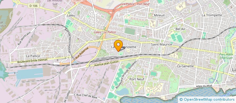 localisation de l'entreprise LE THEATRE DE L ALCHIMISTE  LA ROCHELLE