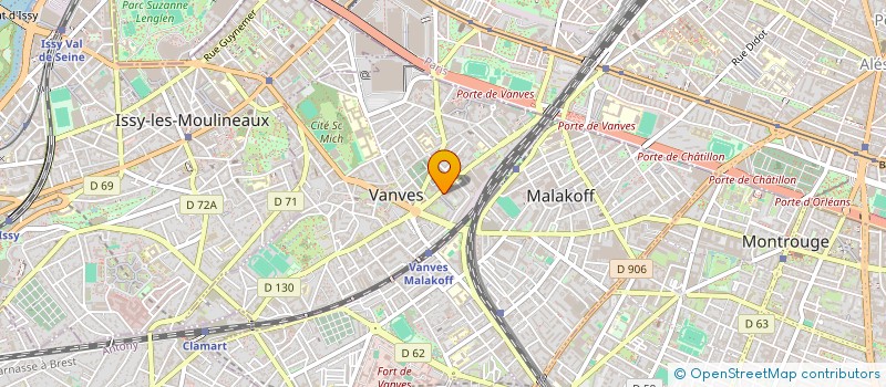 localisation de l'entreprise LE THEATRE DE L'AZALEE à VANVES