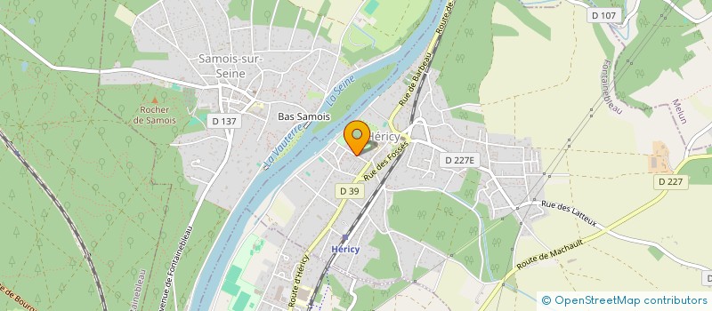 localisation de l'entreprise LE THEATRE DE L'ORANGERIE  HERICY