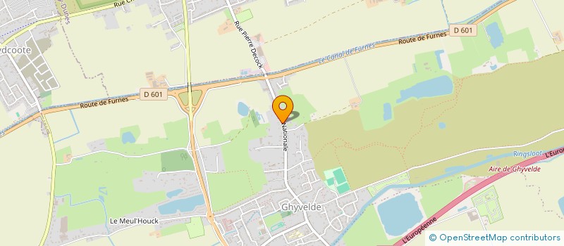 localisation de l'entreprise LE THEATRE DE LA COQUILLE  GHYVELDE