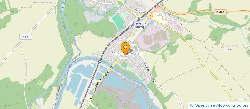 localisation de l'entreprise LE THEATRE DE LA LUCIOLE  MARY-SUR-MARNE