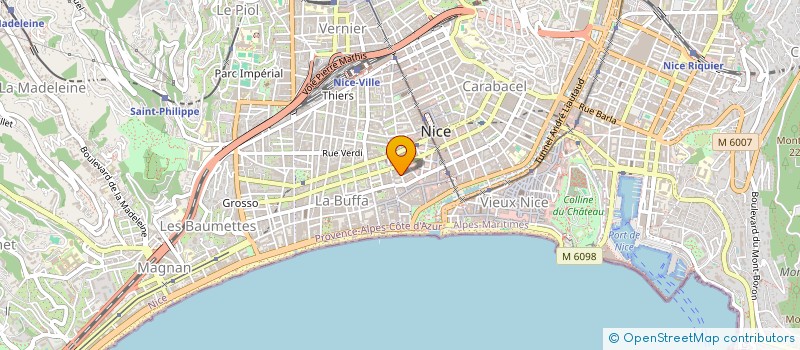 localisation de l'entreprise LE THEATRE DE LA MEMOIRE à NICE