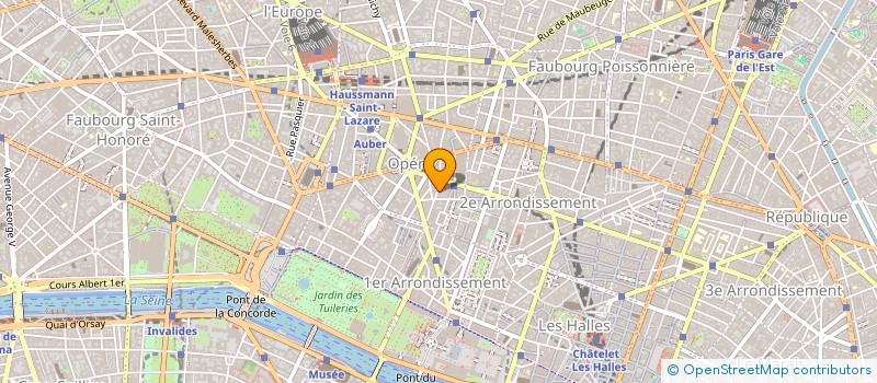 localisation de l'entreprise LE THEATRE DE LA MICHODIERE à PARIS