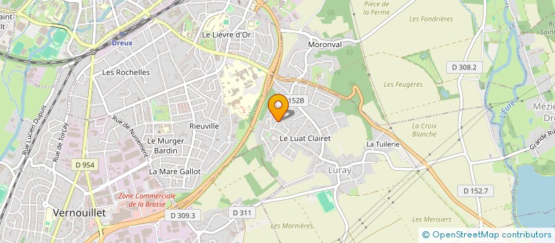 localisation de l'entreprise LE THEATRE DE LA PASSERELLE à LURAY