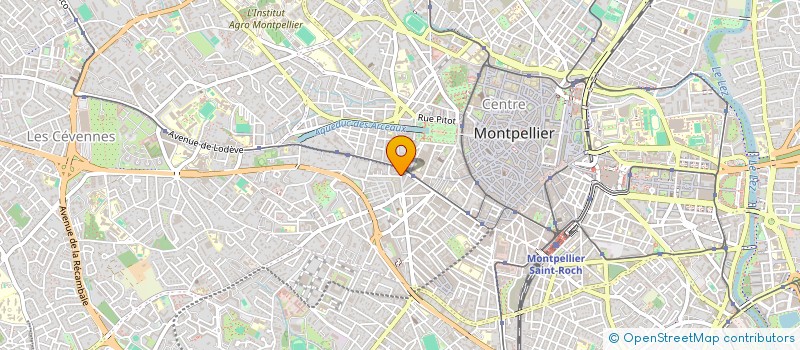 localisation de l'entreprise LE THEATRE DE LA PLUME à MONTPELLIER