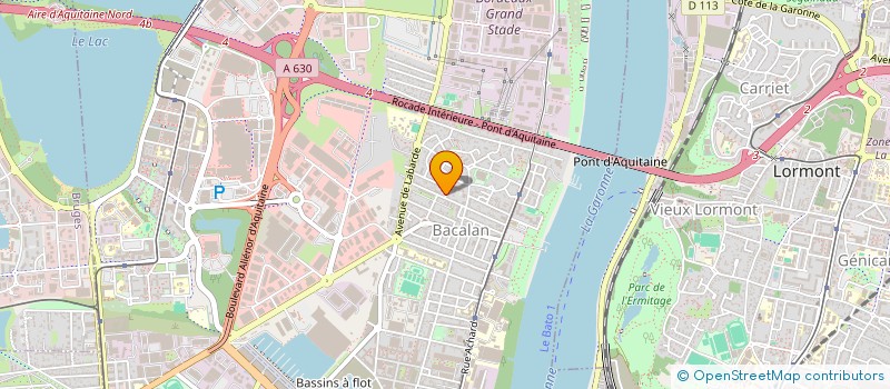 localisation de l'entreprise LE THEATRE DE LA RENCONTRE SCENIQUE  BORDEAUX