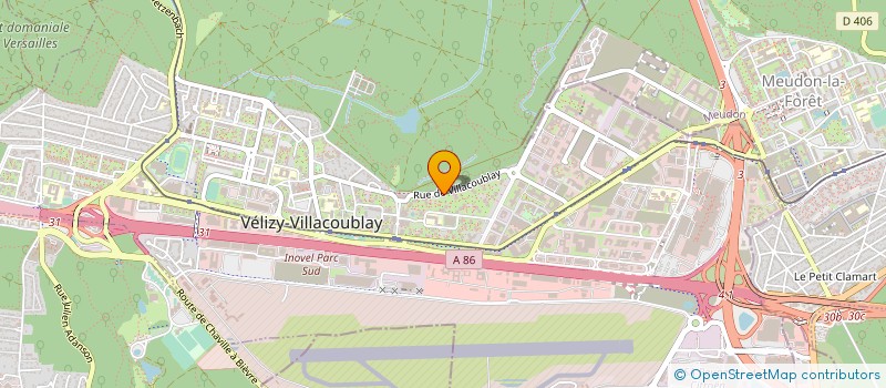 localisation de l'entreprise LE THEATRE DE SEPT LIEUES  VELIZY-VILLACOUBLAY