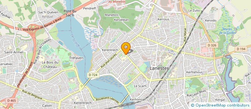 localisation de l'entreprise LE THEATRE DES AUTRES MONDES  LANESTER