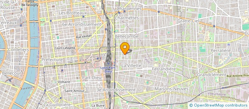 localisation de l'entreprise LE THEATRE DES ILLUSIONS  LYON