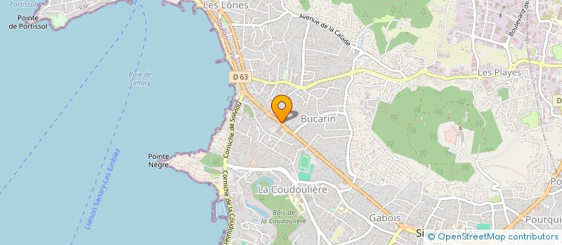 localisation de l'entreprise LE THEATRE DES NOCTAMBULES à SIX-FOURS-LES-PLAGES