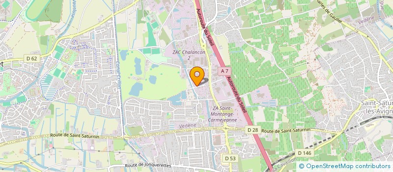 localisation de l'entreprise LE THEATRE DES PETITS OISEAUX  VEDENE