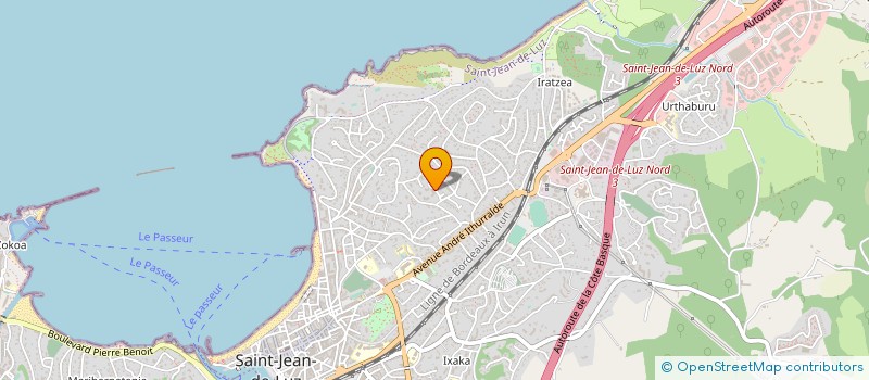 localisation de l'entreprise LE THEATRE DES PLANCHETTES à SAINT-JEAN-DE-LUZ