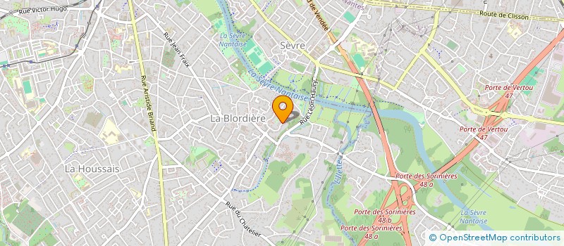 localisation de l'entreprise LE THEATRE DES ROUSSIPONTAINS à REZE