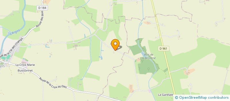 localisation de l'entreprise LE THEATRE DES SAULES  CHAZE-SUR-ARGOS