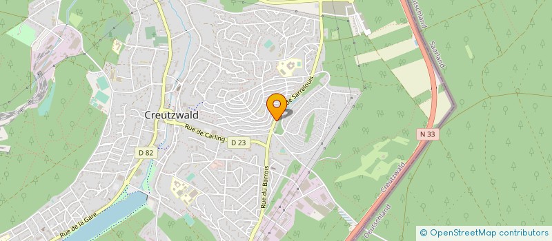 localisation de l'entreprise LE THEATRE DES SAVEURS  CREUTZWALD