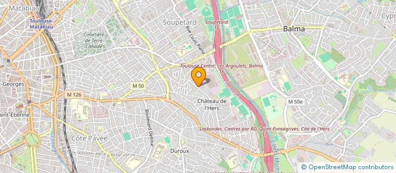 localisation de l'entreprise LE THEATRE DES SENS à TOULOUSE