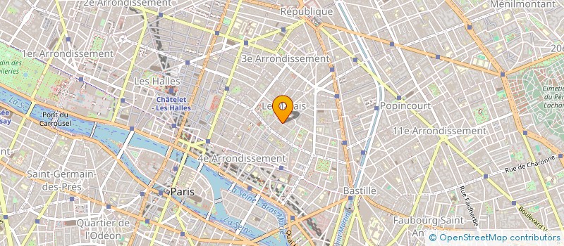 localisation de l'entreprise LE THEATRE DU PIMENT FOU  PARIS