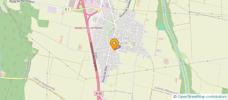 localisation de l'entreprise LE THEATRE DU QUIPROQUO  SAINTE-CROIX-EN-PLAINE