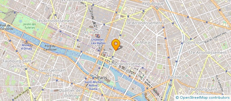 localisation de l'entreprise LE THEATRE DU RENARD SARL  PARIS