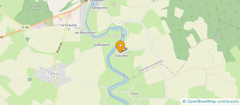 localisation de l'entreprise LE THEATRE DU SOLILOQUE à CHATILLON-EN-BAZOIS