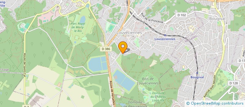 localisation de l'entreprise LE THEATRE KEROIDE à LOUVECIENNES