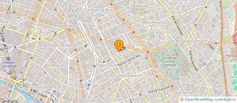 localisation de l'entreprise LE THEATRE MACHINE  PARIS