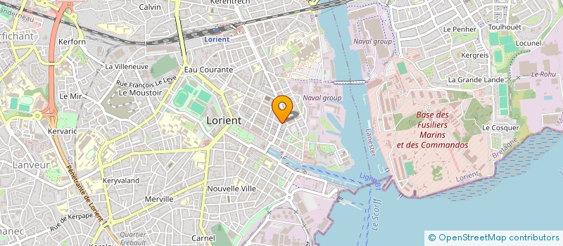 localisation de l'entreprise LE THEATRE QUOTIDIEN à LORIENT