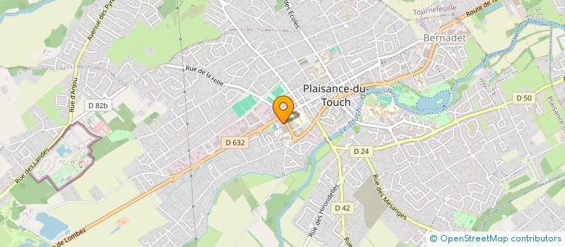 localisation de l'entreprise LE THEATRO  PLAISANCE-DU-TOUCH